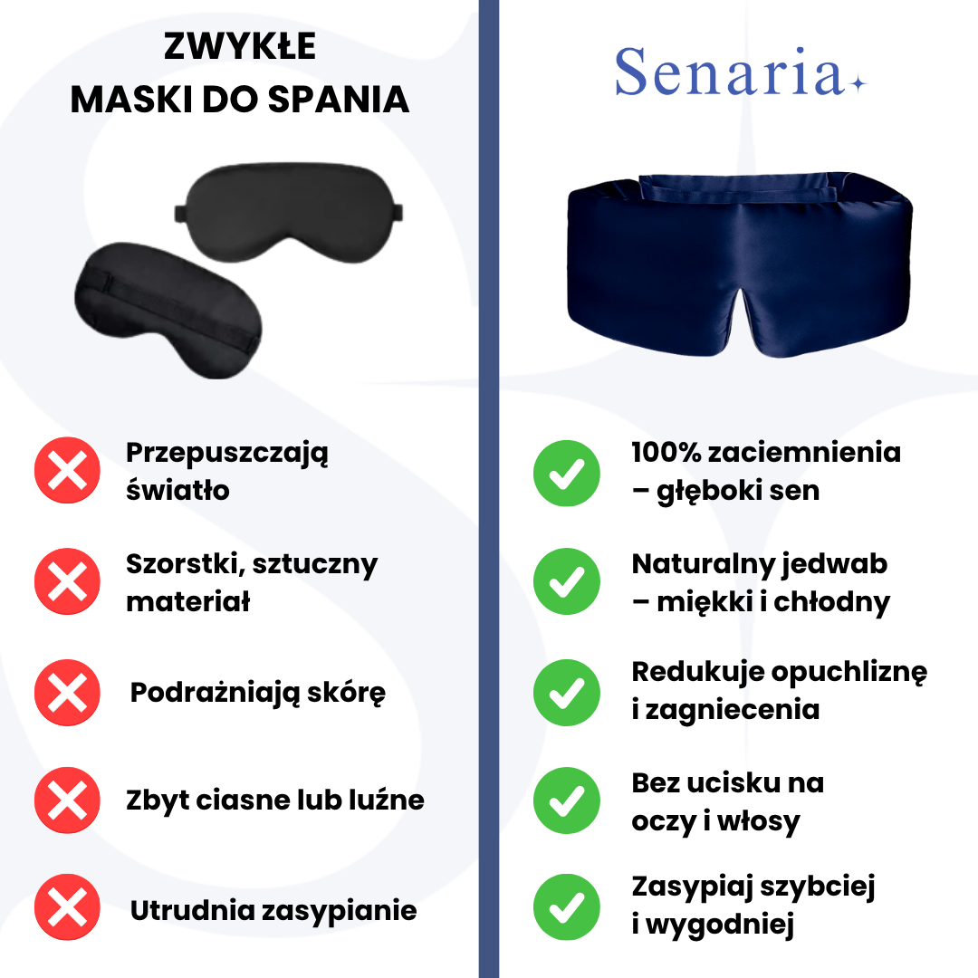 SenLuxe - Saténová čelenka na spaní