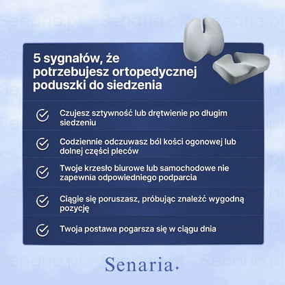 OrtoRest - Poduszka Ergonomiczna do Siedzenia Senaria