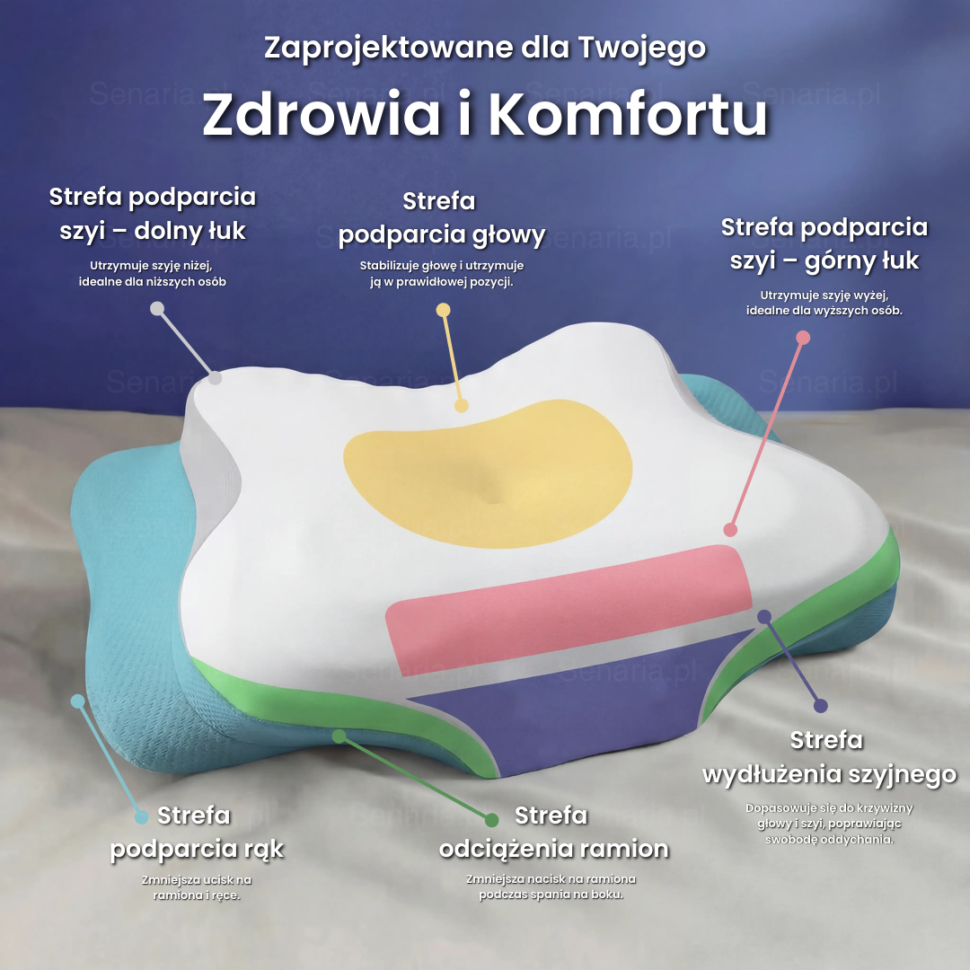 Polštář OrtoSen 3.0 - Nový rozměr pohodlí
