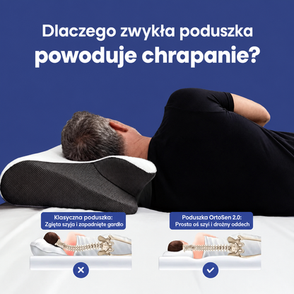 Poduszka OrtoSen 2.0 – Cicha Noc bez Chrapania - grafika 5