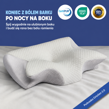 Poduszka OrtoSen 2.0 - koniec z bólem barku po nocy na boku