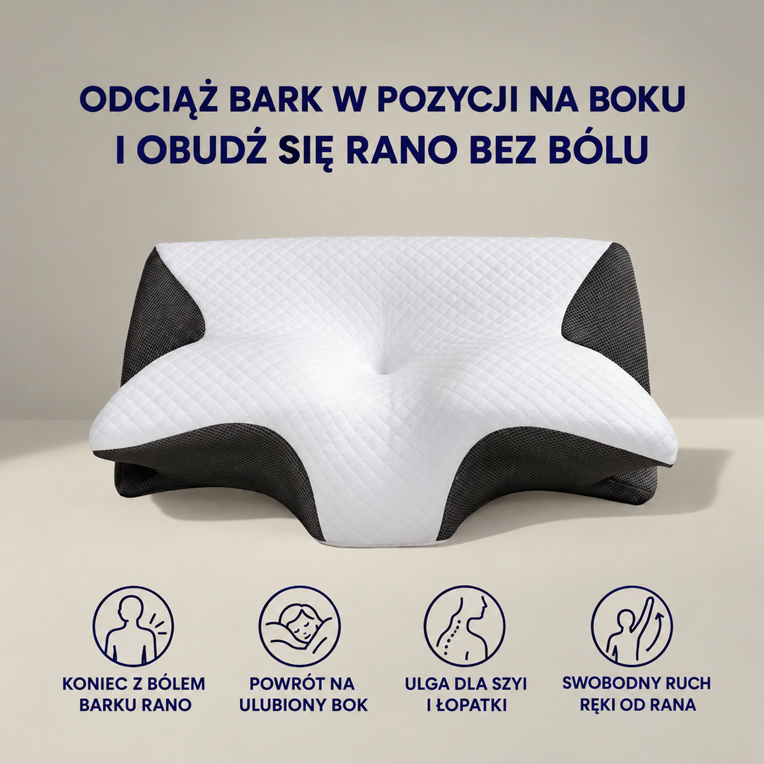 Odciąż bark w pozycji na boku i obudź się rano bez bólu - OrtoSen 2.0