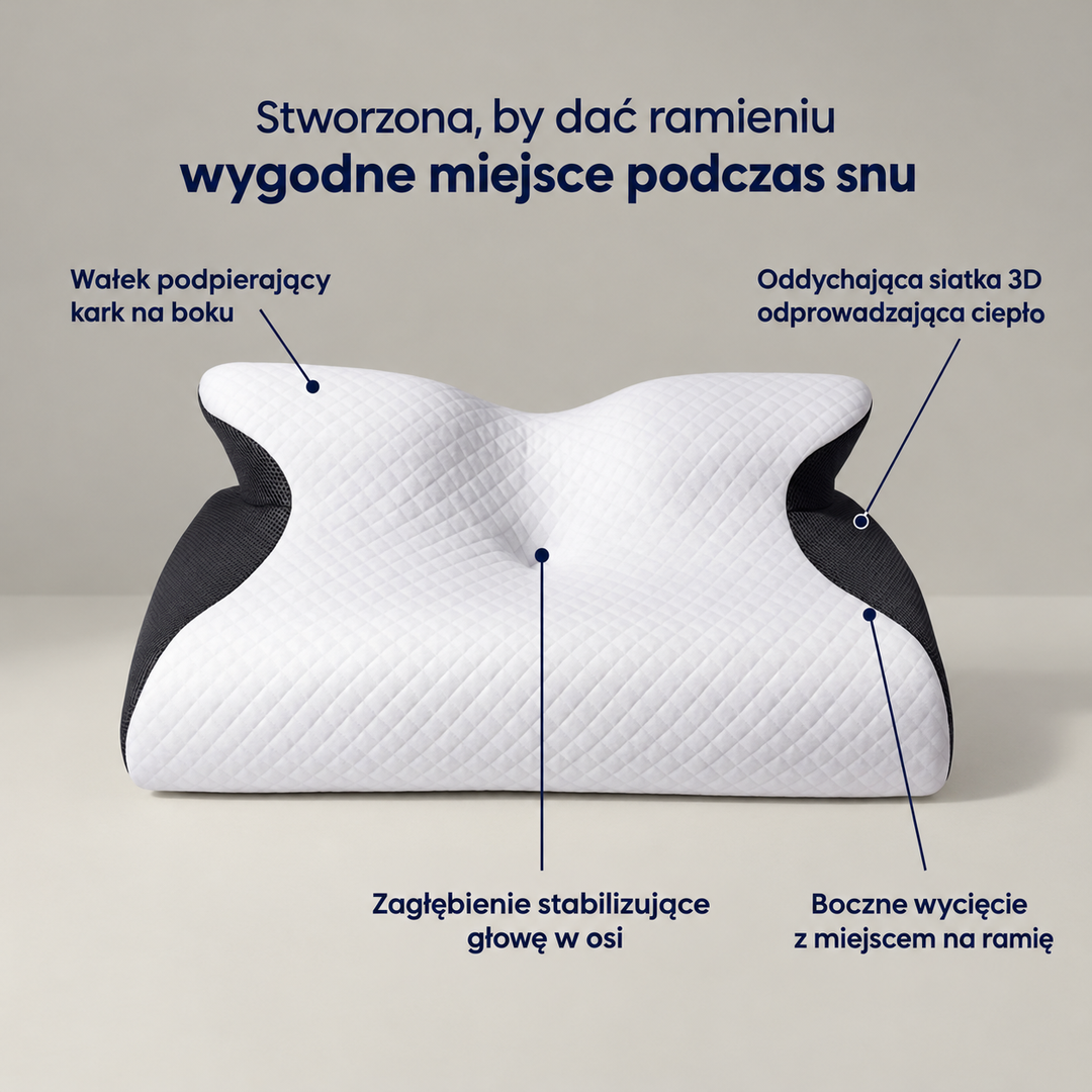Stworzona, by dać ramieniu wygodne miejsce podczas snu - budowa OrtoSen 2.0