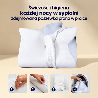 Świeżość i higiena każdej nocy w sypialni - zdejmowana poszewka prana w pralce